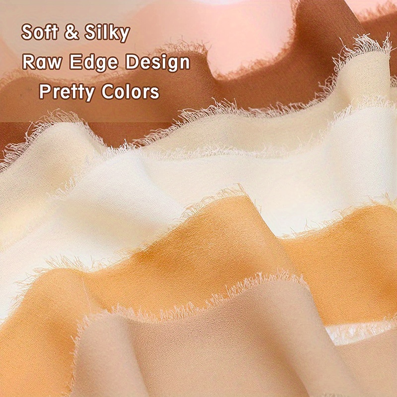Silk Ribbon with Raw Edge – thenaturalpapercompany