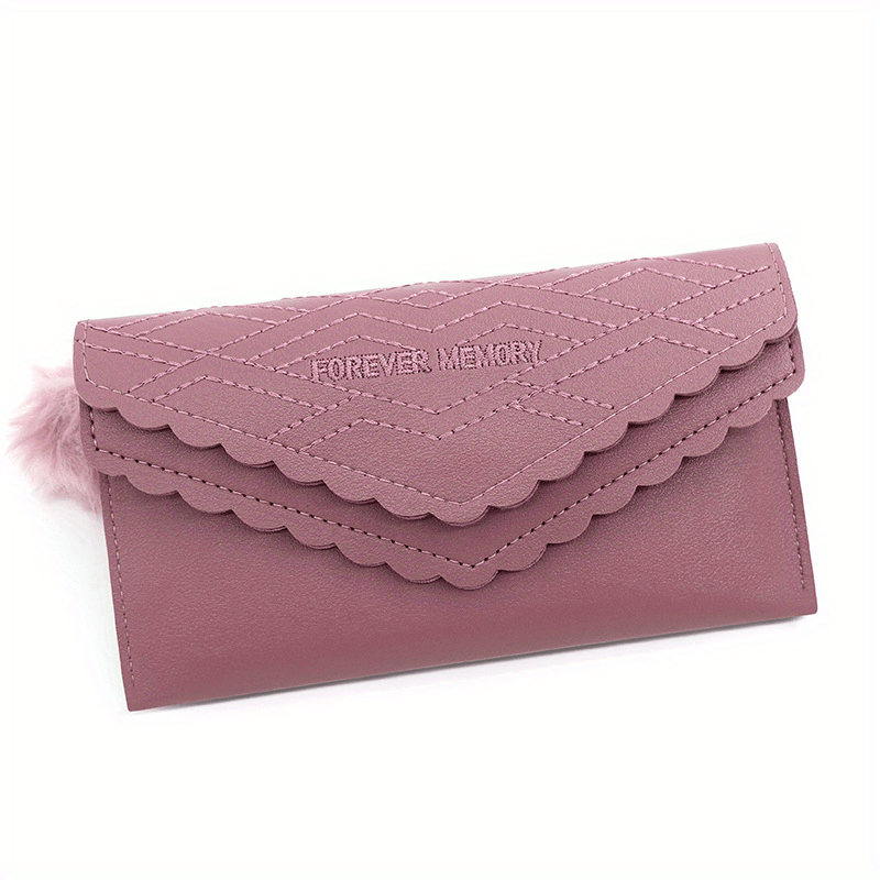 Simple Envelope Handbag, Women's Pu Leather Clutch Purse, Solid