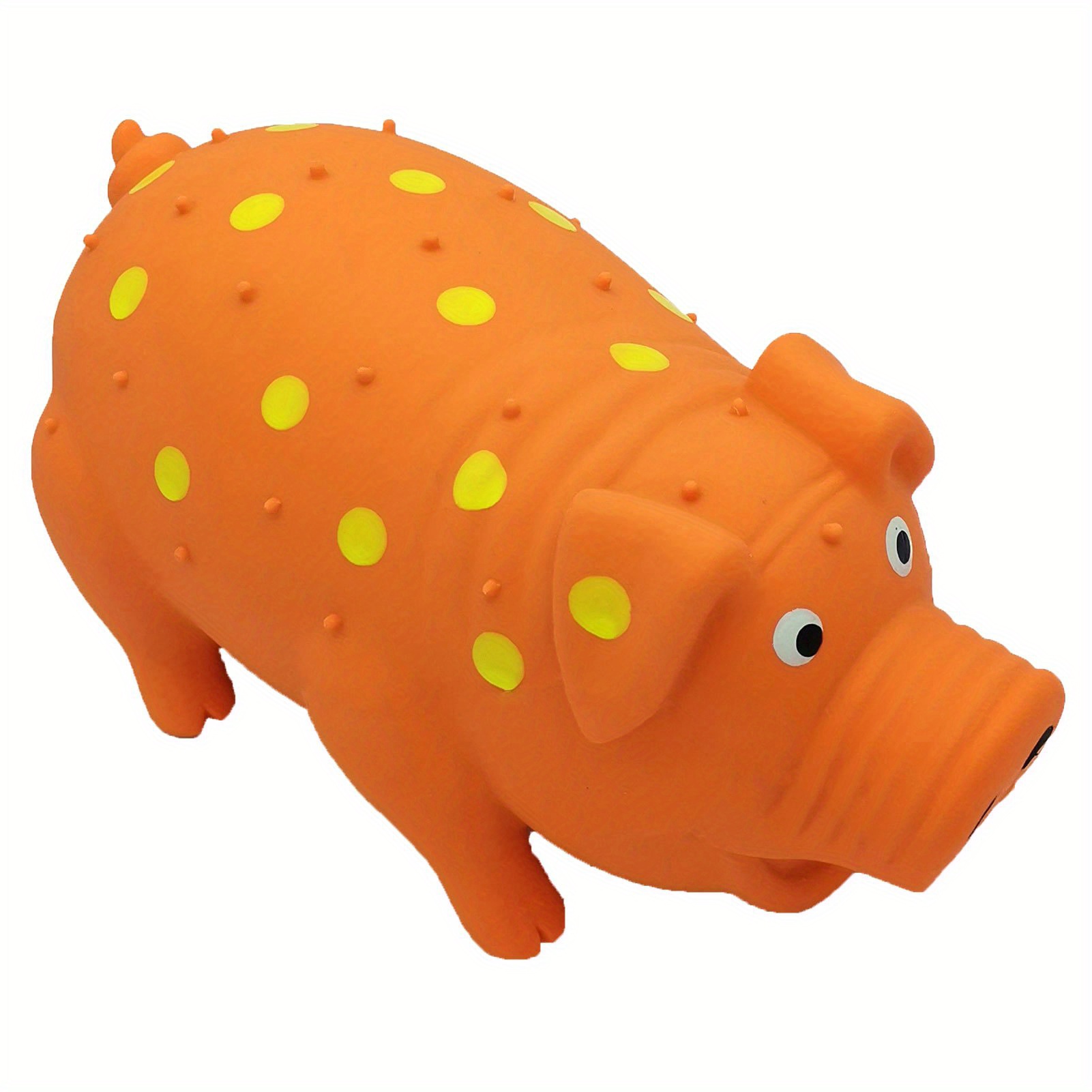 7.8 Polka Dot Pig shaped Dog Chew Toy Natural Latex Squeaky - Temu