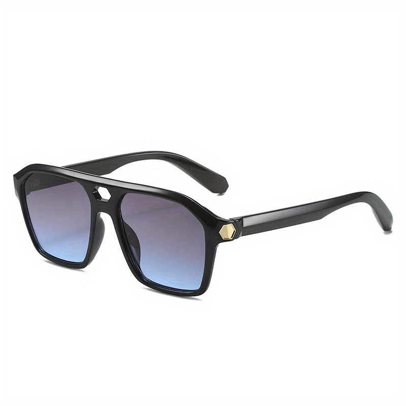 Men's Fashionable Oversized Pilot Pc Sunglasses Y2k Cool Retro