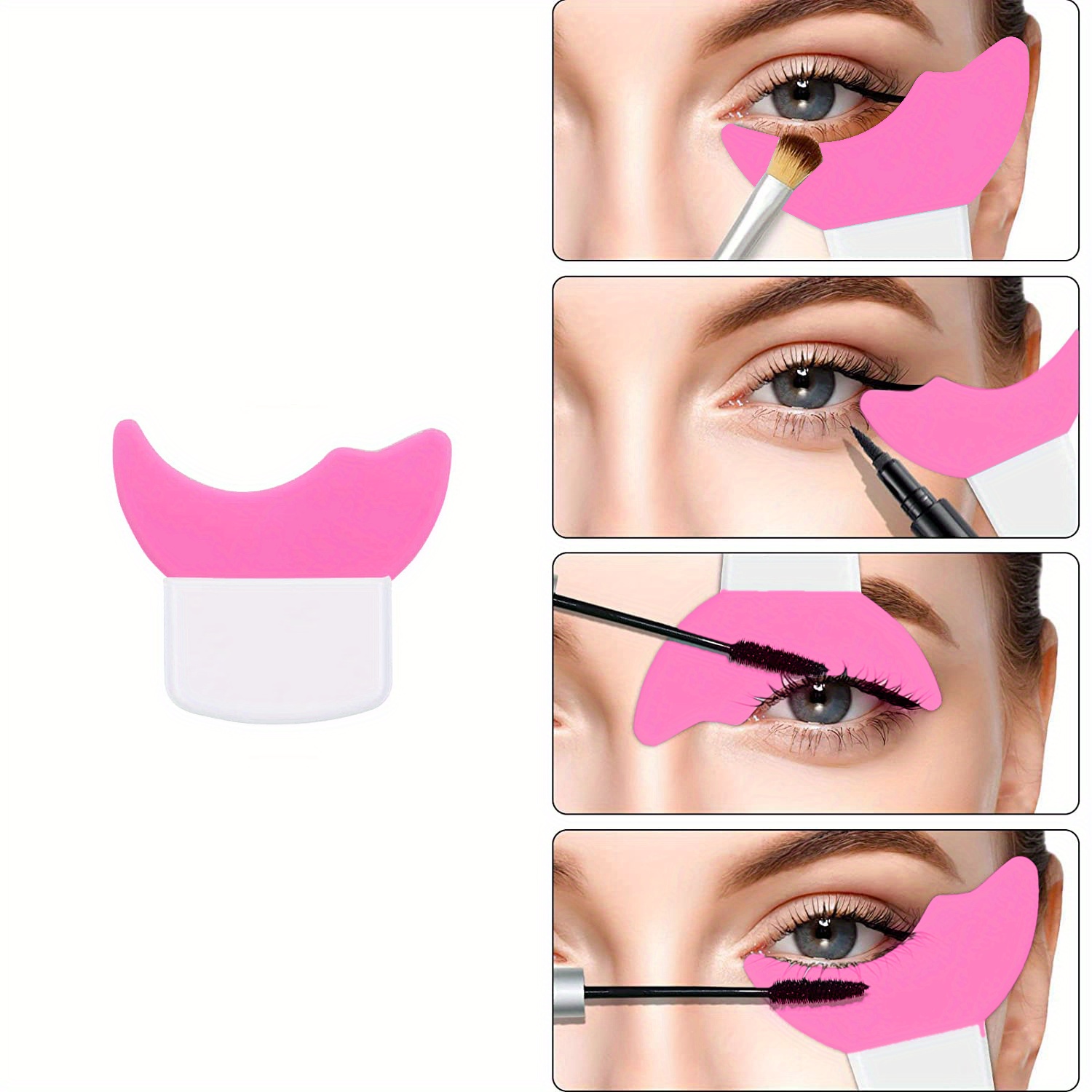 Eyeshadow Shields Eyeshadow Stencil Prevent Makeup Residue - Temu