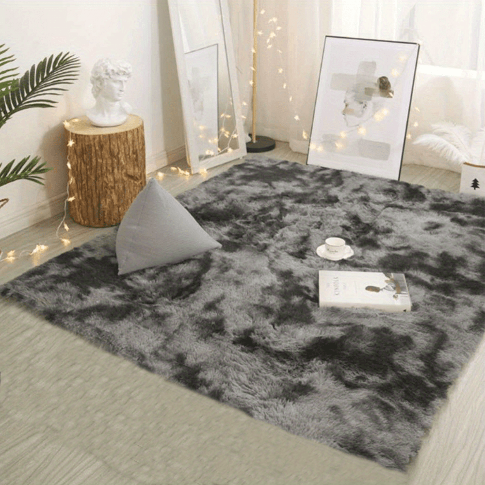 Soft Fur Area Rugs Floor Mat Luxury Beside Carpet for Bedroom Living Room Area Rugs 100*160 cm/39.37*62.99 inch in Purple