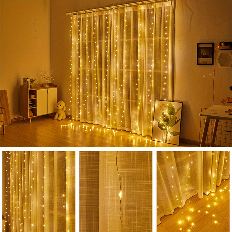 brighten up your home with this  9 8ft led curtain string light perfect for weddings christmas more details 5