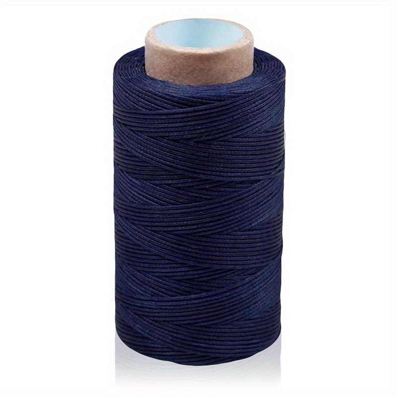 Mandala Crafts - Hilo encerado plano para costura de piel, hilo de cuero,  cuerda de poliéster para costura de cuero, encuadernación