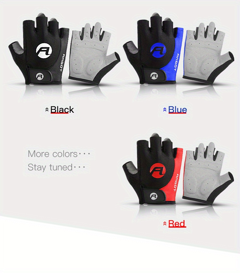 Guantes Bicicleta Hombre Mujer, Guantes Ciclismo Medio Dedo, Transpirables,  Antideslizantes, Prueba Golpes, Guantes Deportivos Bicicleta, Guantes  Motocicleta, Ahorra Dinero En Temu