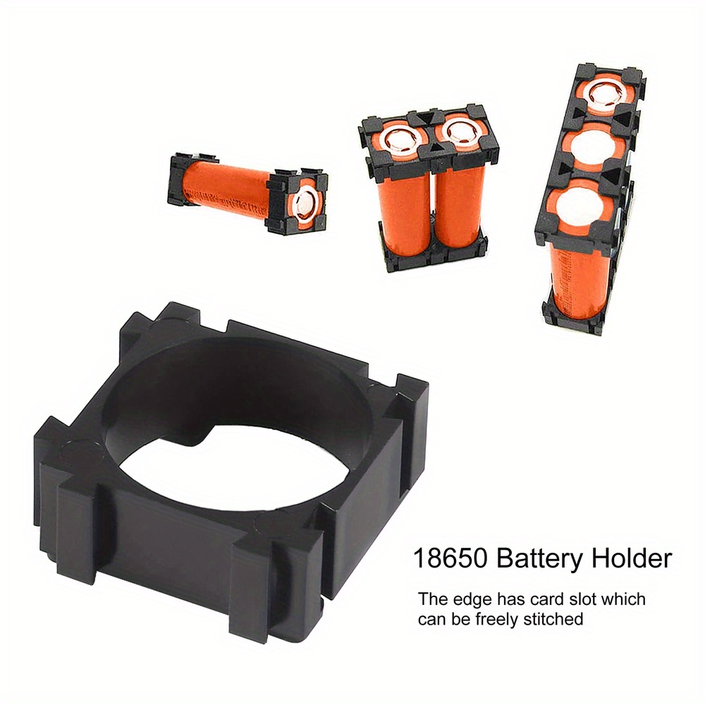 18650 Single Lithium Battery Holder Plastic Battery Pack Temu
