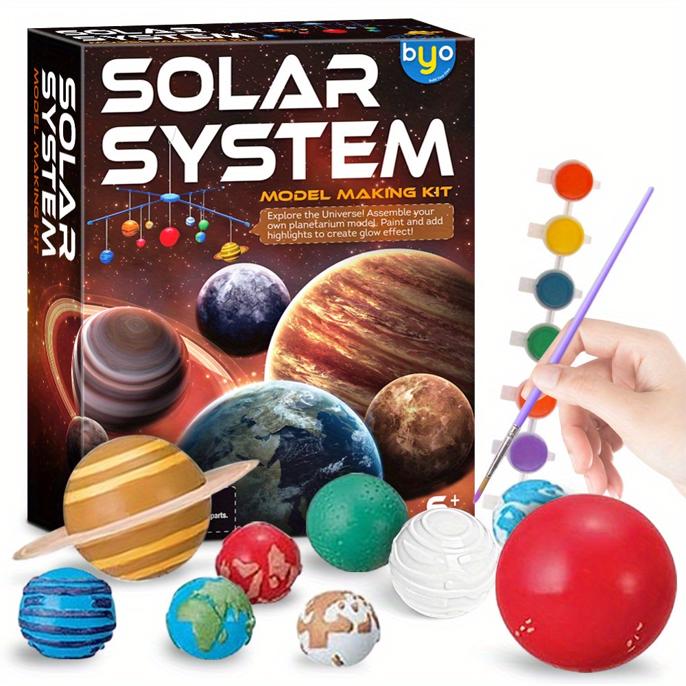 Solar System Model Kit Stem Project Planet Planetarium - Temu