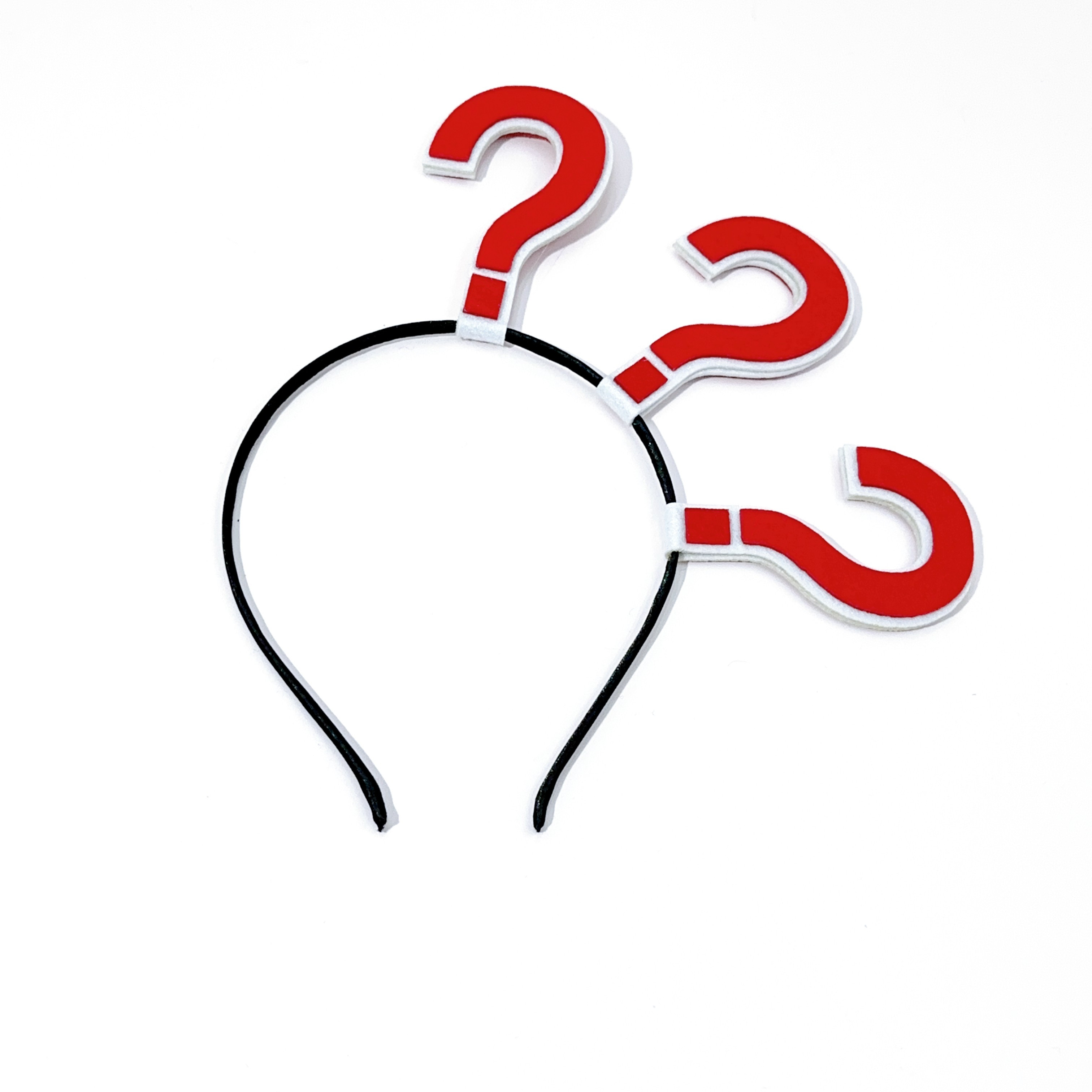 1pc Funny Question Mark Headband Party Decoration Dress Up Y2k Style