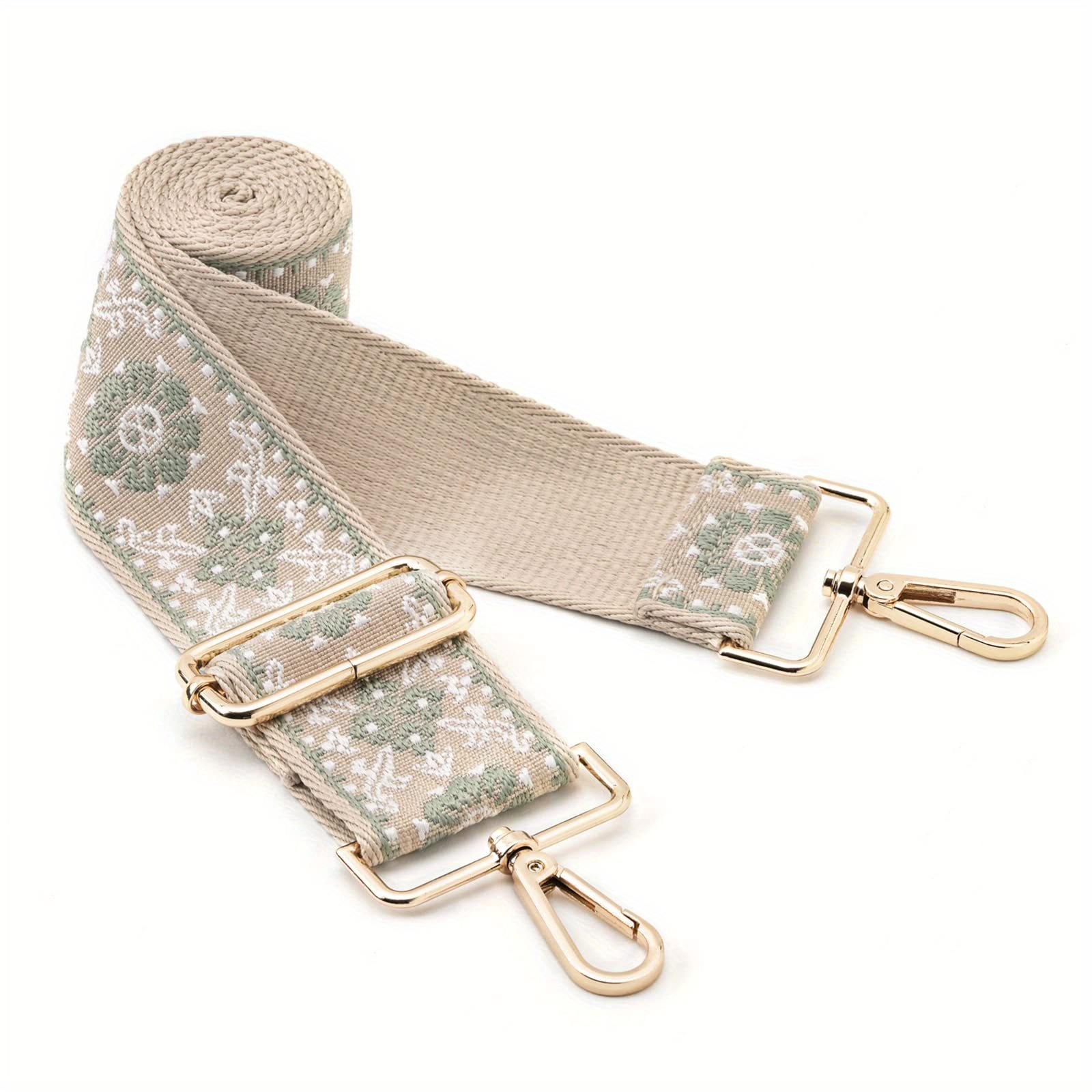 Simple Embroidered Adjustable Wide Shoulder Strap Portable - Temu