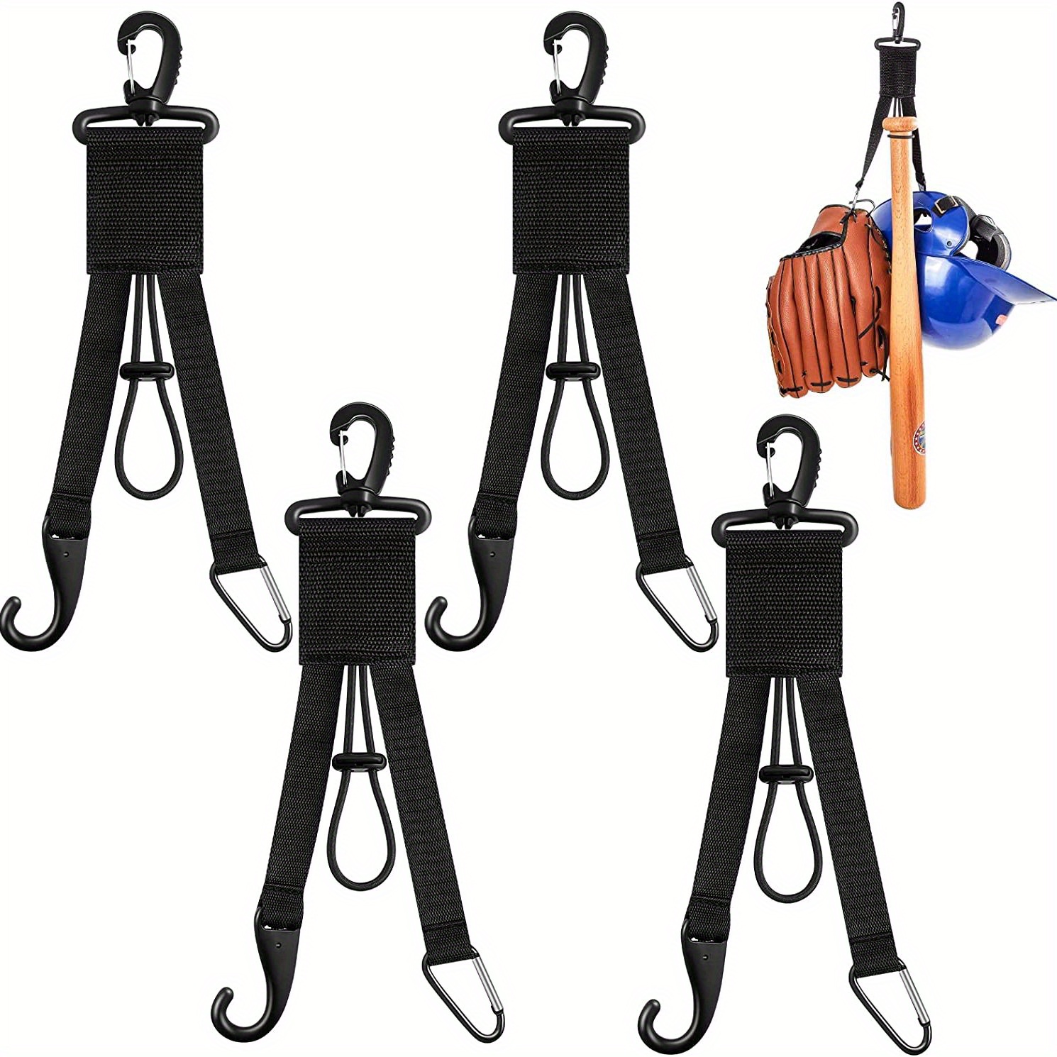 Baseball Softball Gear Hanger Holder Bat Clip Helmet Hook Glove Clip