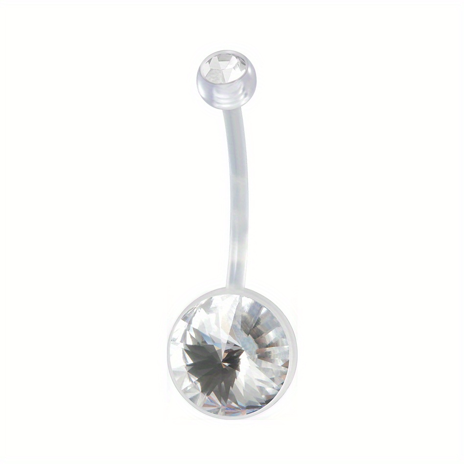 Plastic hot sale navel rings