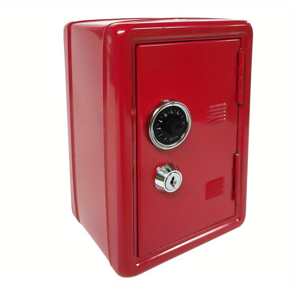 S:15x12cm Metall Mini Safe Box versteckt Geheimnis Safe Schlüssels