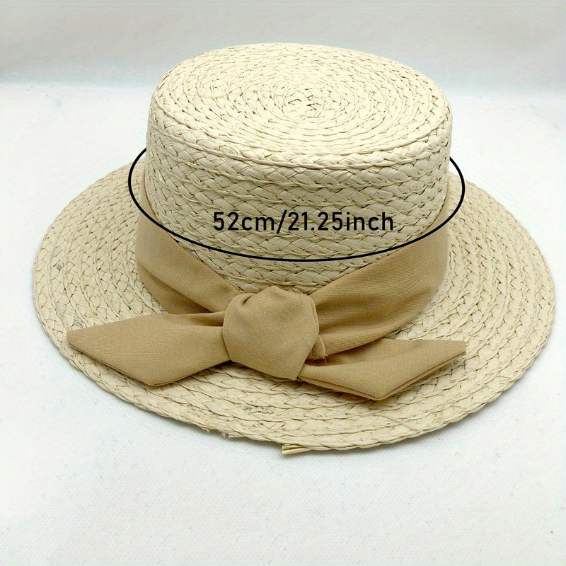 Children Soft Straw Hat Beach Sun Protection Sunshade Hat For Girls Summer  - Temu