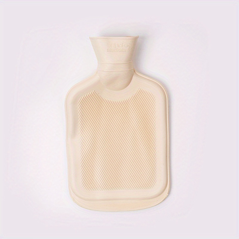 Soft Cover Extra Long Hot Water Bottle - Cream