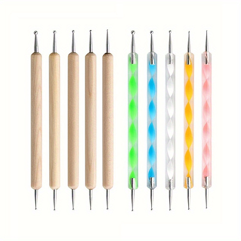 Dotting Tools Set For Nail Art Embossing Stylus For Painting - Temu