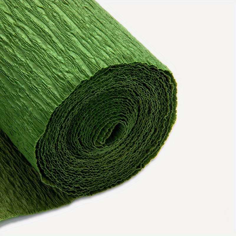 6 Rolls Art Craft Crepe Paper Sheets 10 Inch x 8 Feet Green Series Crepe  Paper for DIY Crepe Paper Flowers Crafts Carnival Decorations
