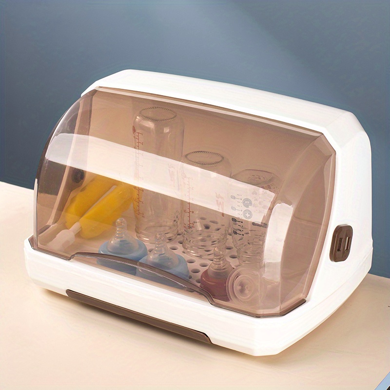 Large Baby Bottle Drying Rack Storage Organizer Cover Keep Temu