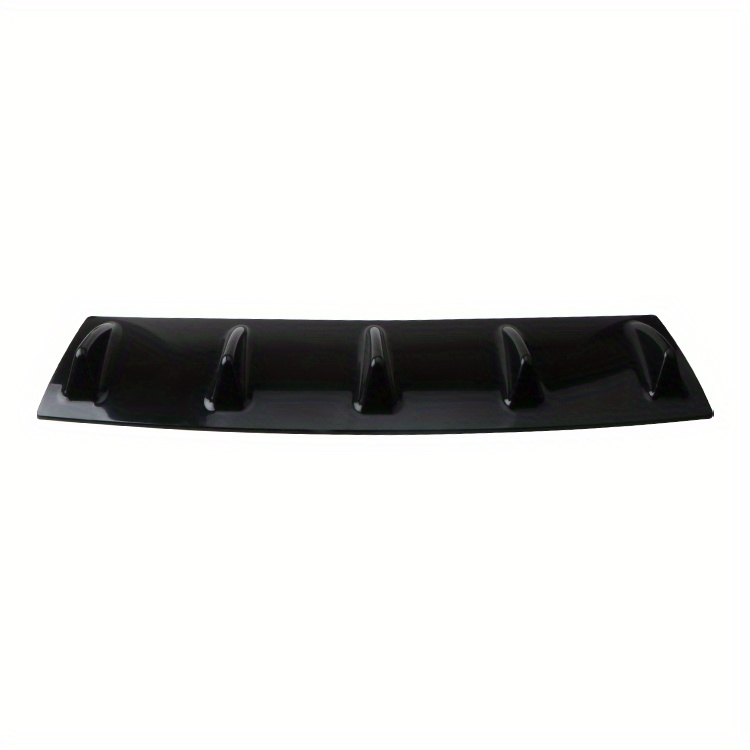 New Abs Plastic Universal Black Rear Bumper Lip Spoiler Temu