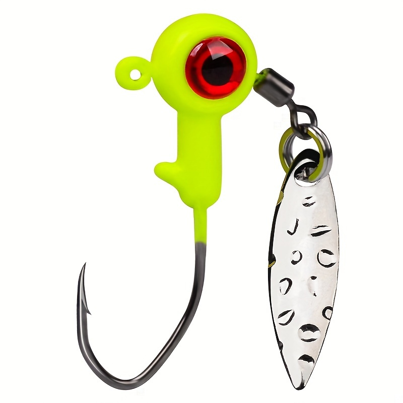 Crappie Lures With Jig Heads Hooks Kit With Jig Head Hooks - Temu