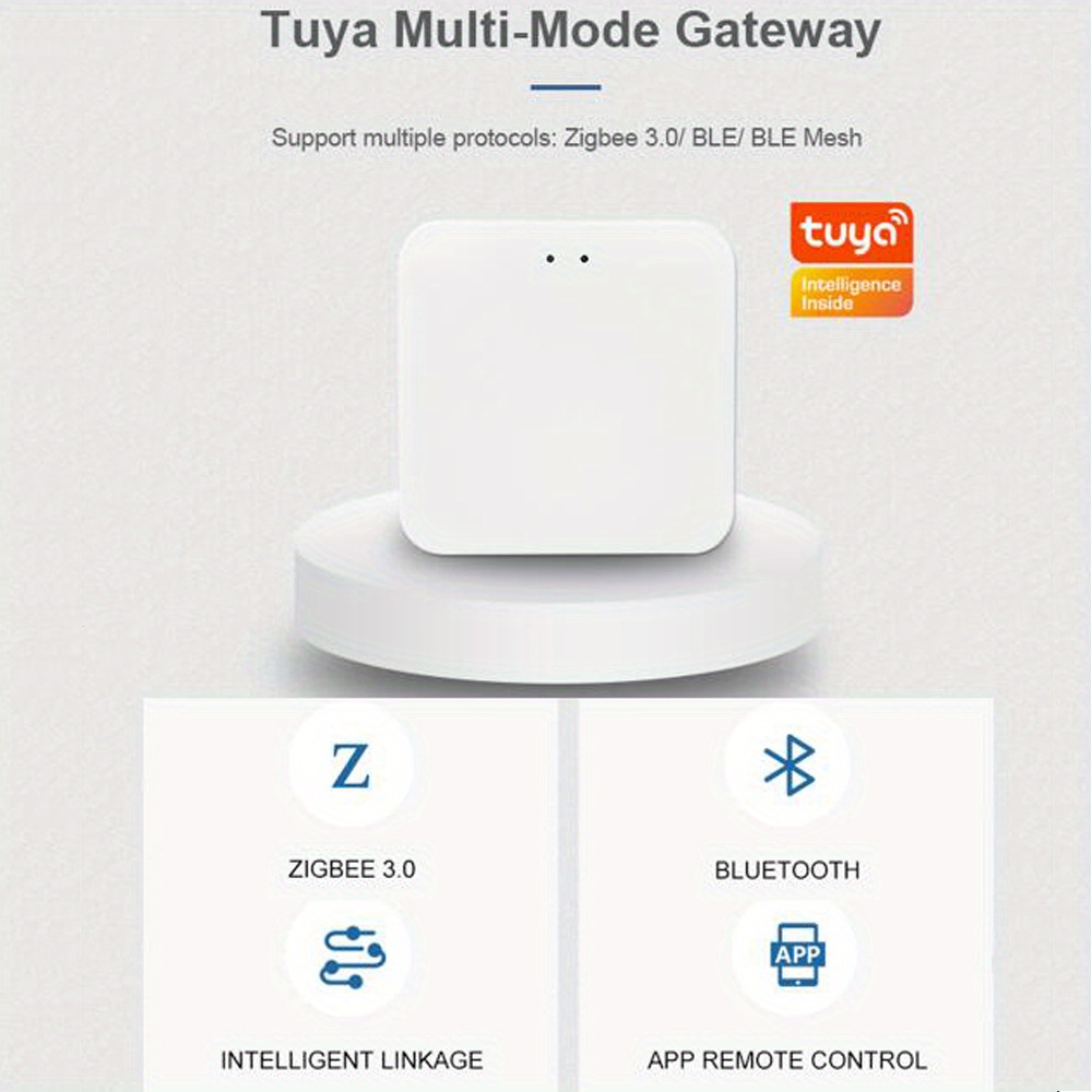 MOES Tuya Smart ZigBee Wired Gateway-Multi-Mode con BLE Wlan 2.4G