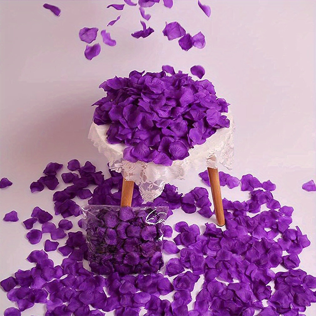 700pcs Pack Artificial Rose Petals Silk Rose Flower Petals For Wedding ...