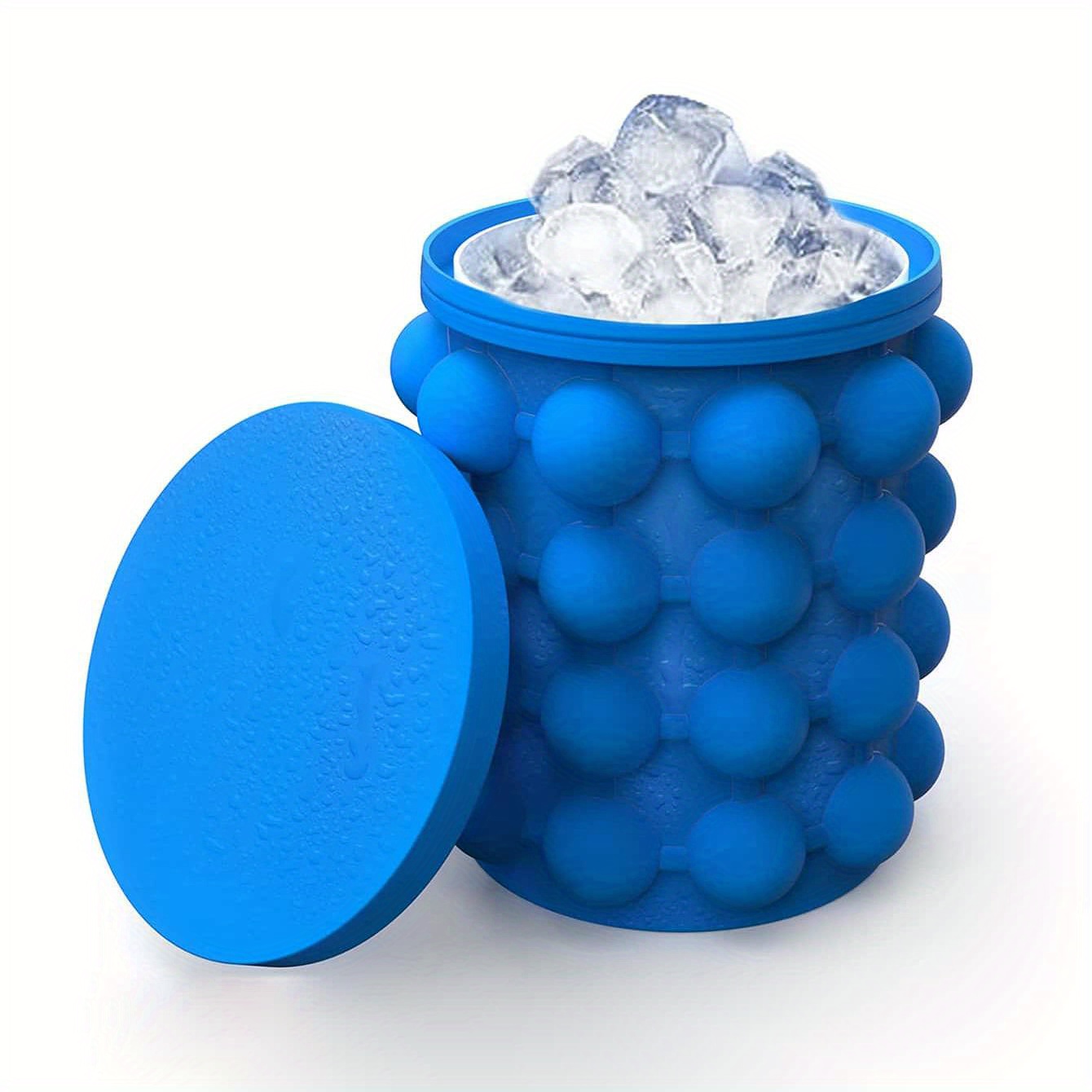 1pc Plastic Ice Cube Mould, Simple Bucket Design Ice Cube Maker