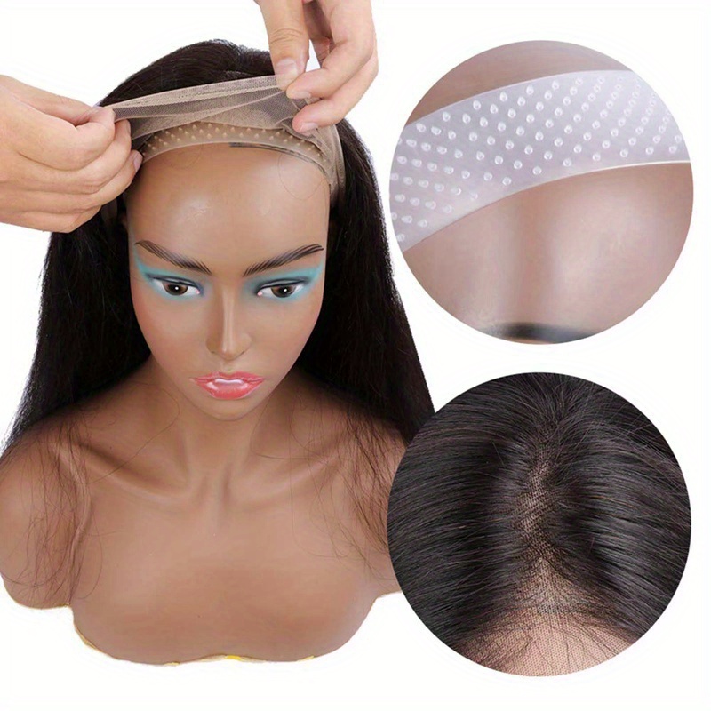 8Pcs Wig Kit For Lace Front Wig, Elastic Band For Wig Edge Lace