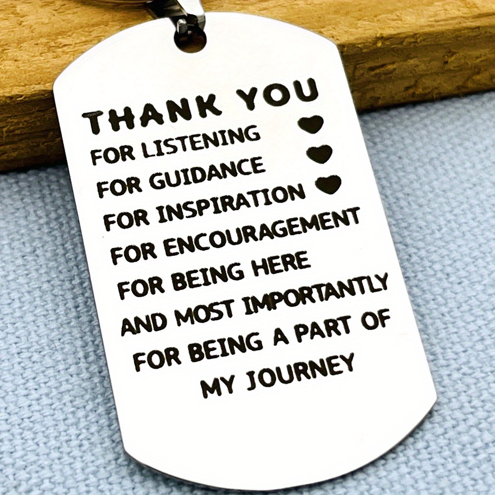 SYGUNAR Funny Inspirational Keychain Gifts Birthday Christmas Gifts for Best Women Men Friend BFF Him Her Thank You Gift for Coworker Boss Graduation