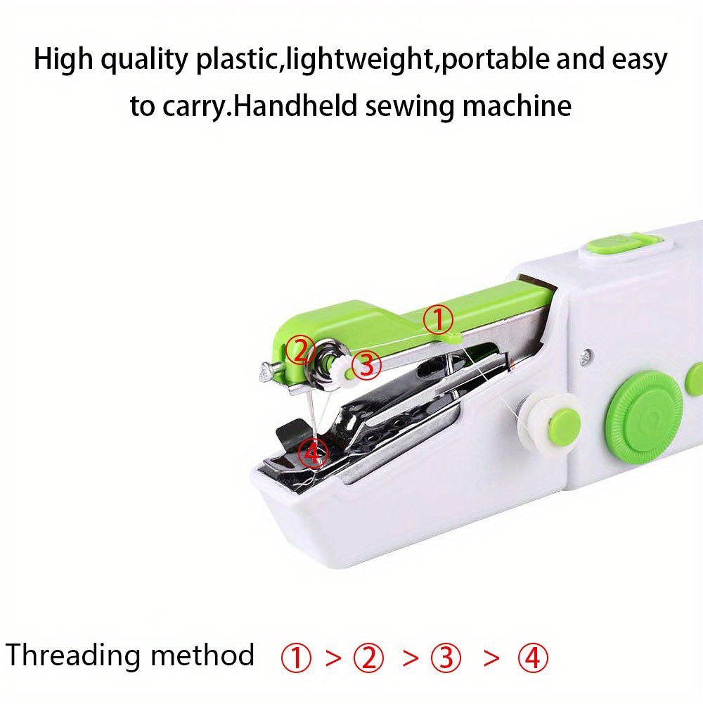 Portable Handheld Sewing Machine Quick Stitching Ideal Temu New Zealand