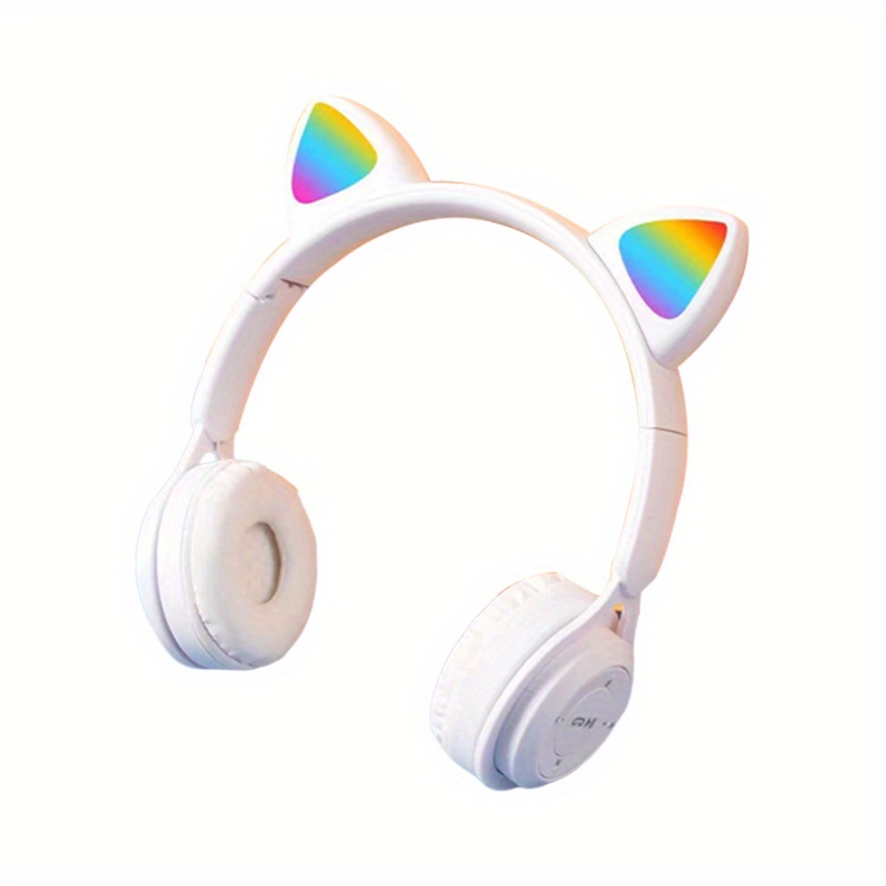 Auriculares Inalámbricos Niños Picun Lucky Cat Cat Ear Luces - Temu Chile