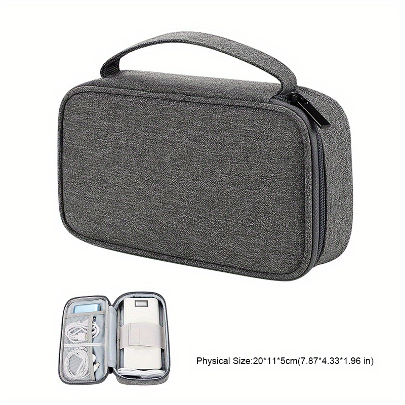 Mini boîte de rangement de gadgets numériques, sac de poche portable,  étanche, voyage, câble oligData, chargeur de batterie - AliExpress