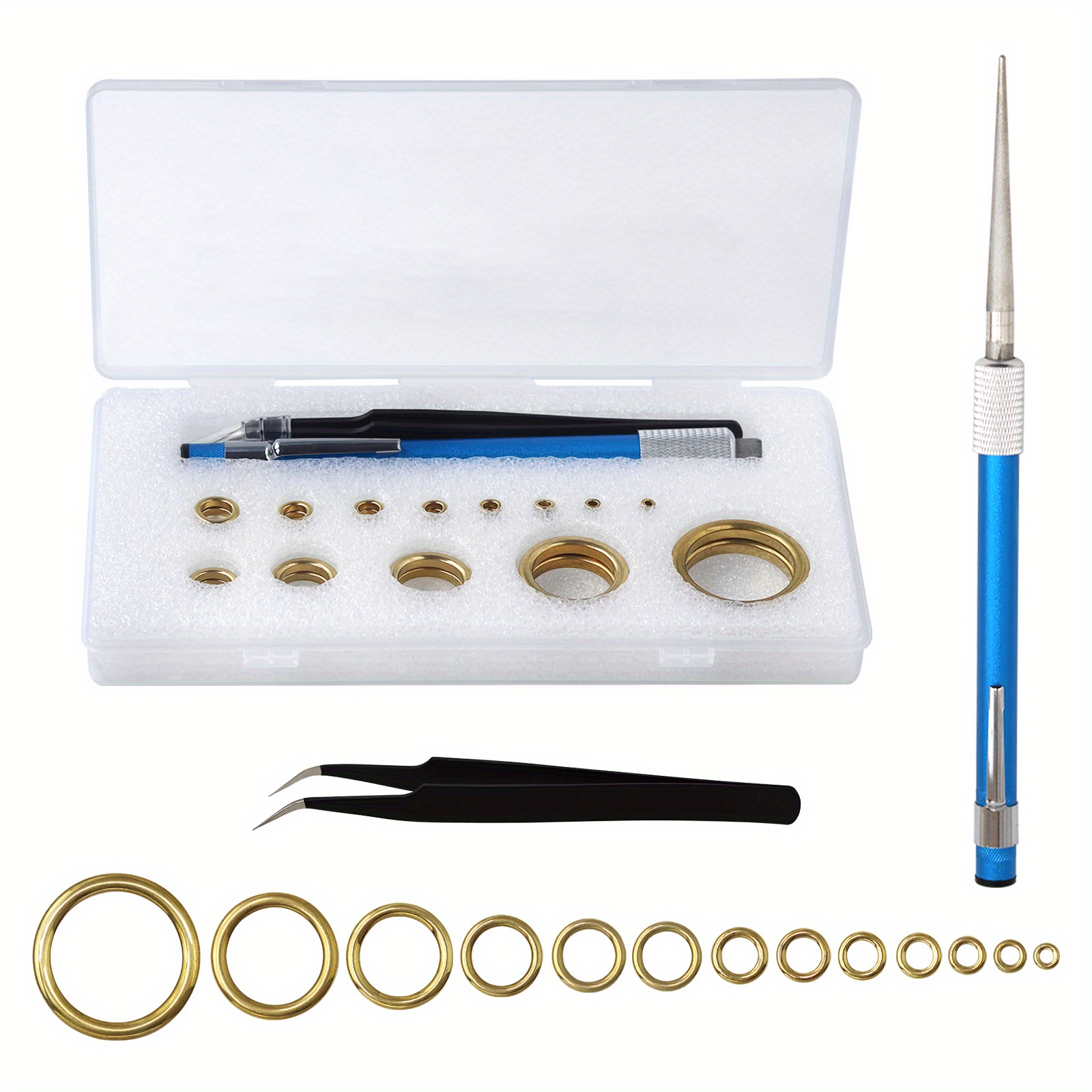 Fish Rod Repair Kit: Repair Fishing Pole Eyelet 13 Size Pole - Temu