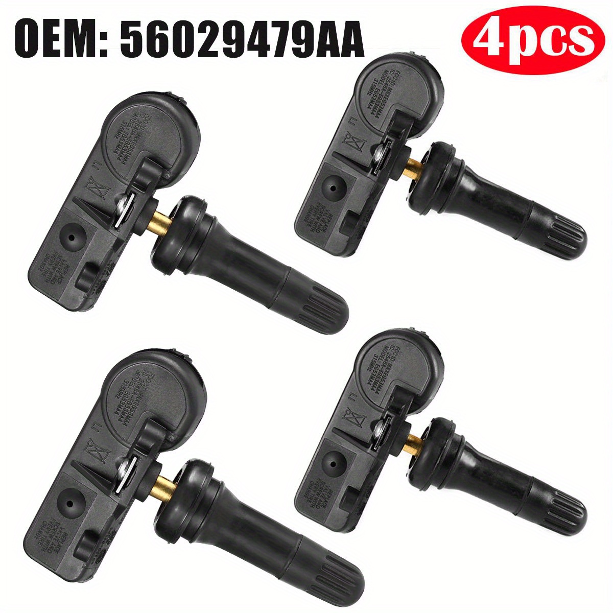 4pcs Tpms Sensor Presión Neumáticos 315 Mhz Jimsey - Temu