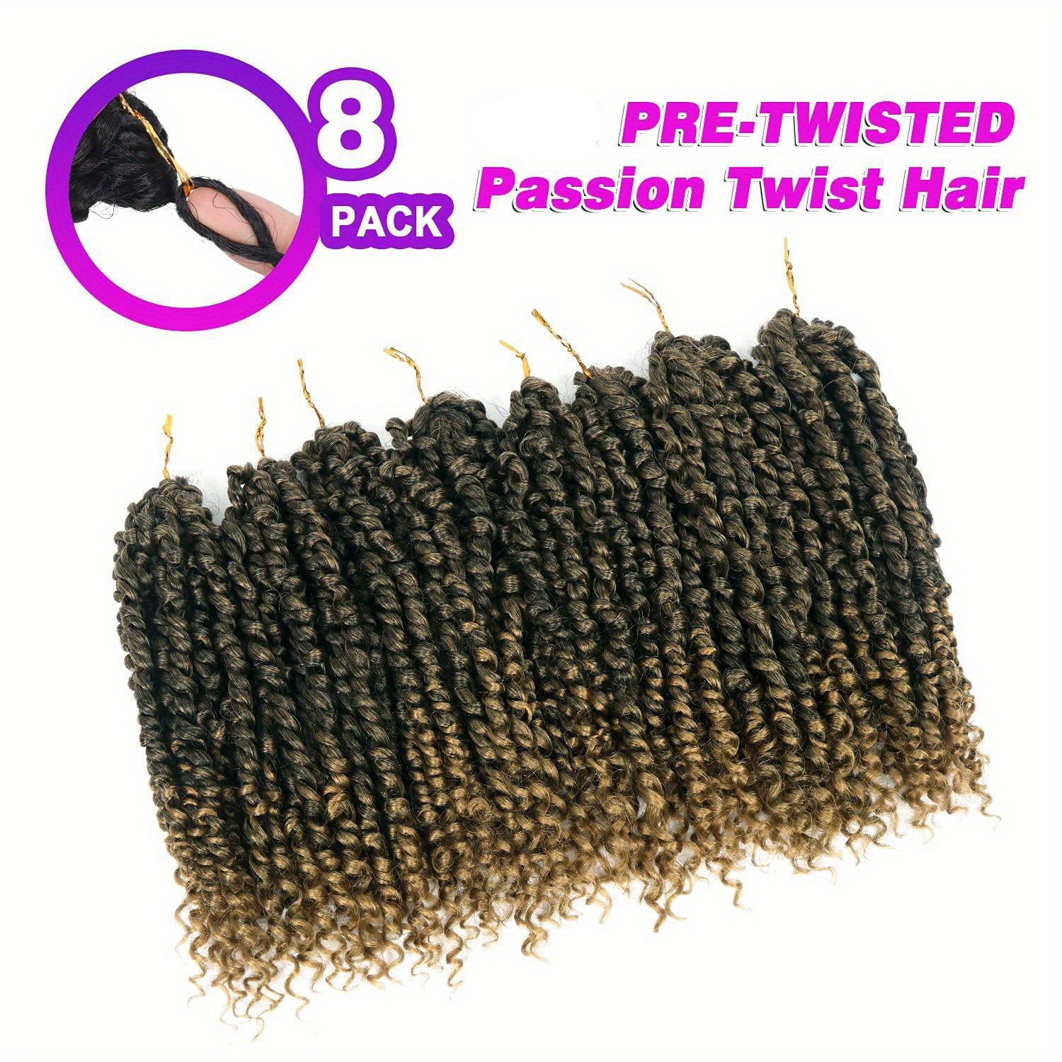 Pre twisted Passion Twist Crochet Hair Crochet Passion - Temu Canada