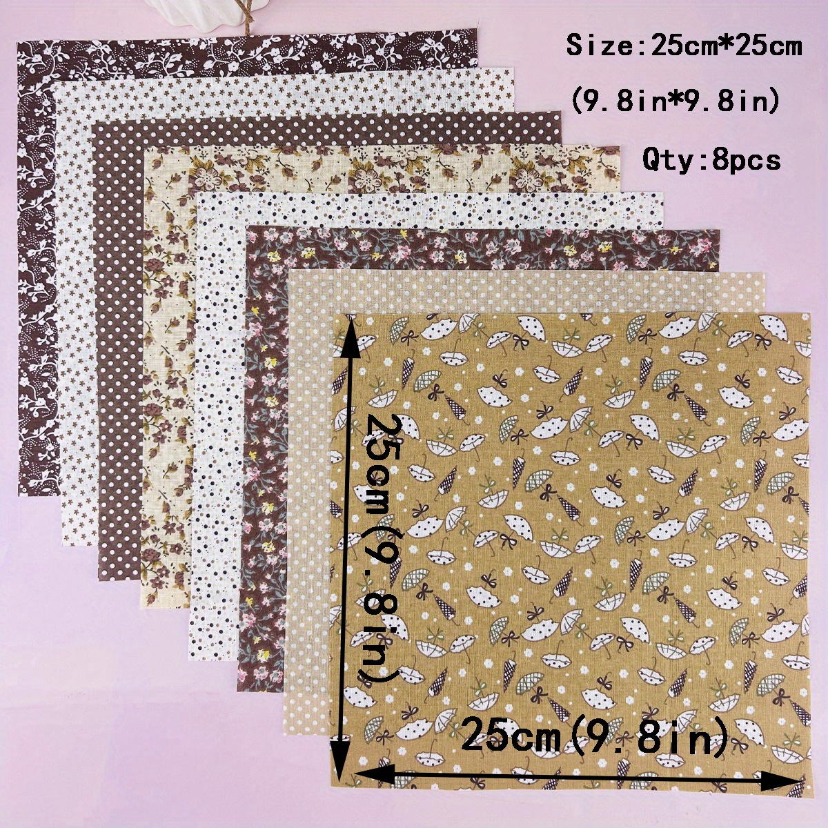 Cotton Craft Fabric, DIY Cotton Cloth, 100% Pure Cotton Fabric Cotton Cloth,  Squares Patchwork DIY Sewing Supplies for Making Clothes Printed Fabric for  Sewing : : Home & Kitchen