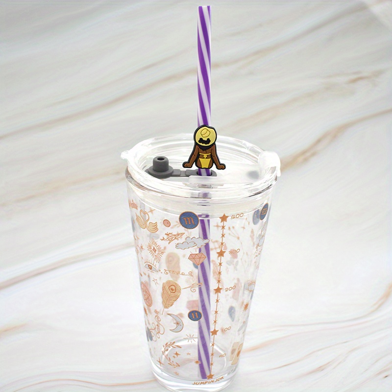 Summer Vacations Straw Toppers Charms For Tumblers Traveling - Temu