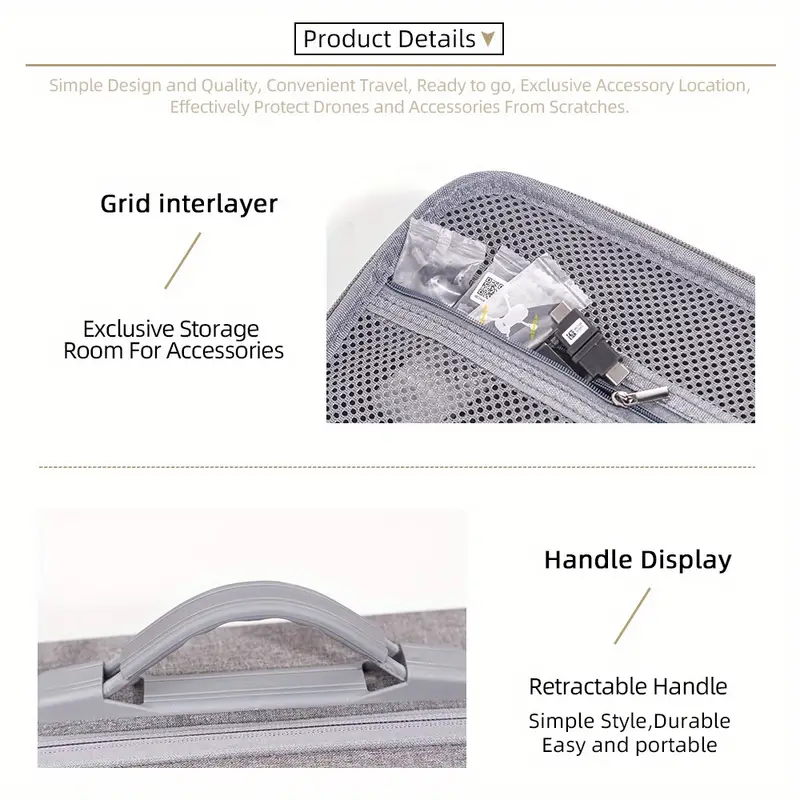 drone bags dji   screen remote control storage bag details 5