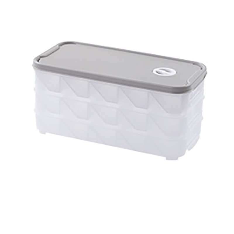 1pc Refrigerator Storage Box Dumpling Containers Stackable Kit
