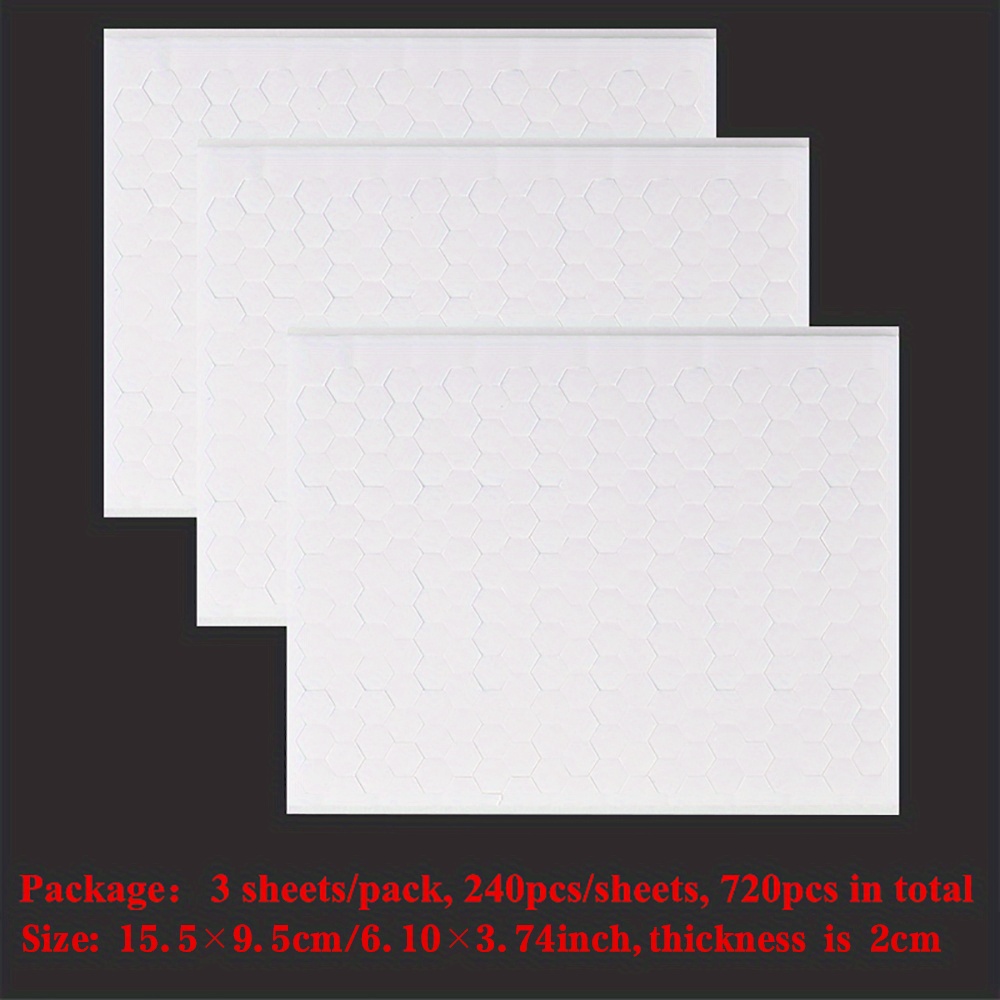 2mm Thick 5mm / 3mm Width Double-sided 3D Foam Strips Adhesives