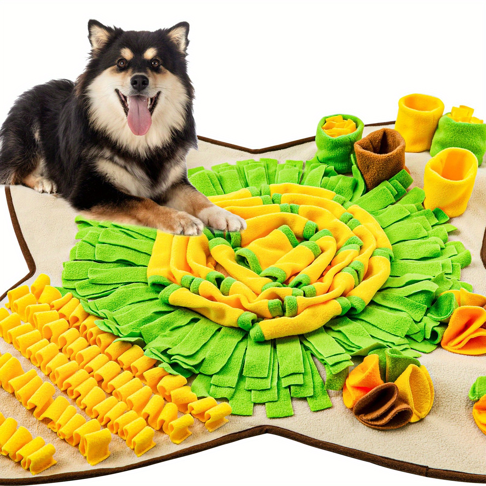 Large Snuffle Mat Dogs Pet Interactive Training Stress Relief Sniff Mat  Feeding