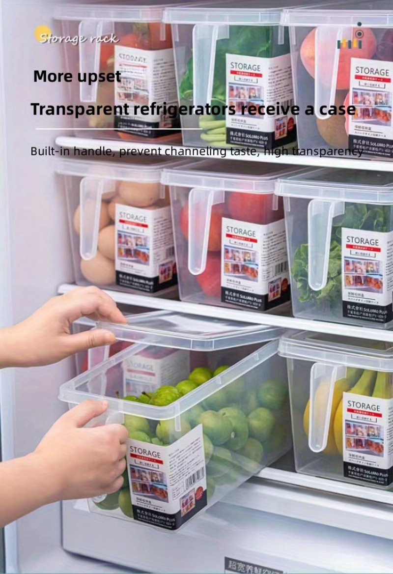 1/2/3 pzas Nueva caja de almacenamiento de la puerta lateral del  refrigerador, caja de clasificación de alimentos del refrigerador, caja para  mantener productos frescos, contenedor de alimentos - Temu