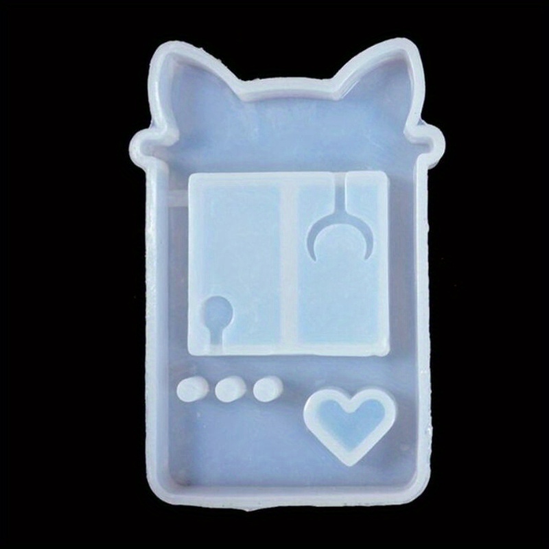 Resin Shaker Mold,Phone/Heart/Cats Paw Silicone Quicksand Mould