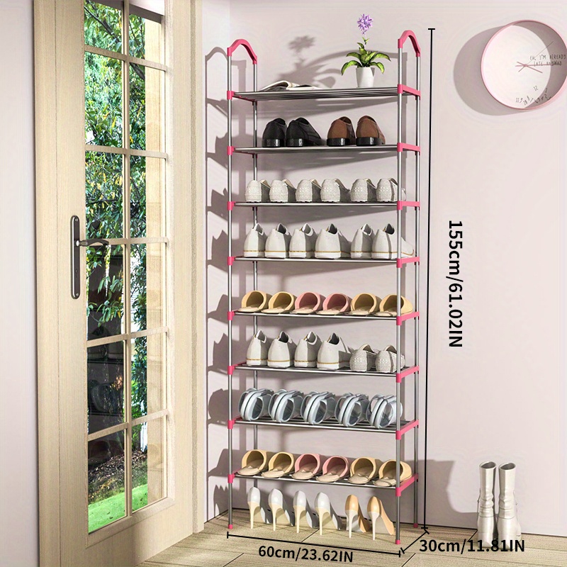 Simple Shoe Rack 3/4/5/6 tier Tall Shoe Storage Rack Easy - Temu