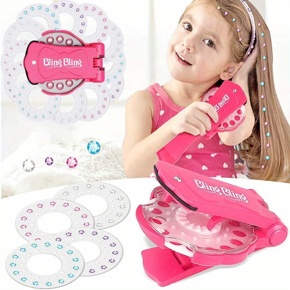 Bling Bling Decoration Set, Glam Collection, With Glam Styling Tool And 180  Gems, Hair Gem Stamper Hair Bedazzled Kit With Rhinestones Hair Jewels  (with Artificial Diamonds) - Temu Oman