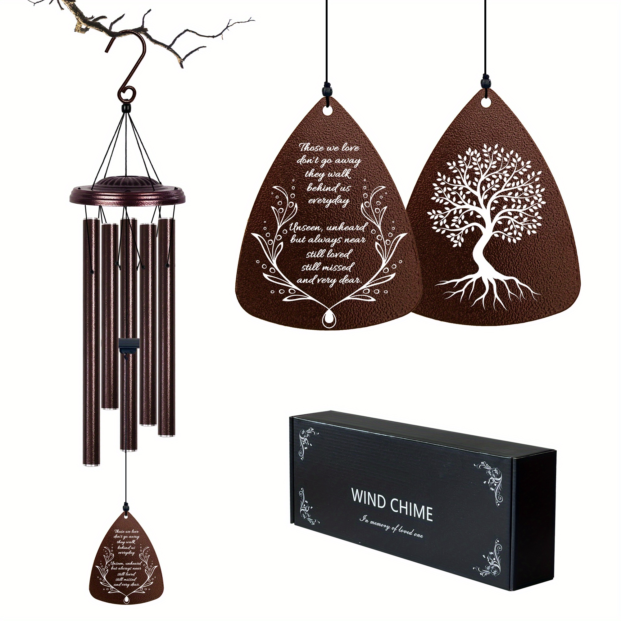 Memorial Wind Chimes Loss Loved One Sympathy Gifts Dad Mom - Temu