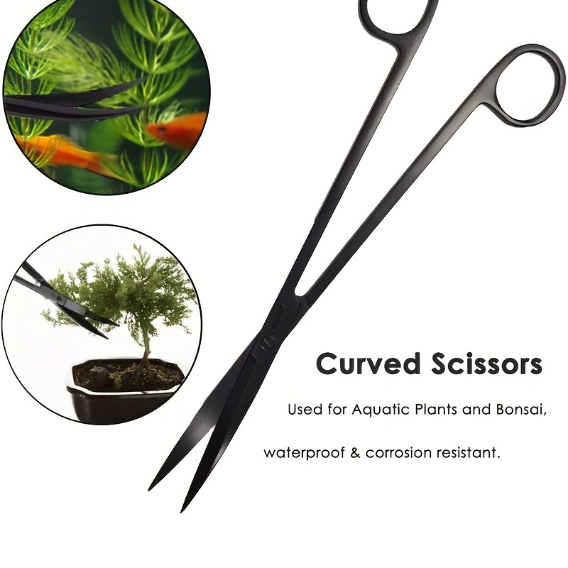 Stainless Steel Aquarium Tool Set Tweezers Scissors Spatula Temu