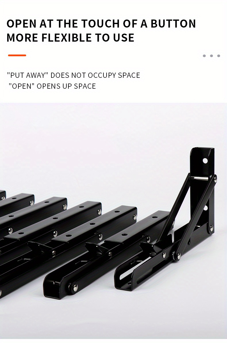 Foldable Brackets Diy Folding Shelves Tables L Shelf Temu