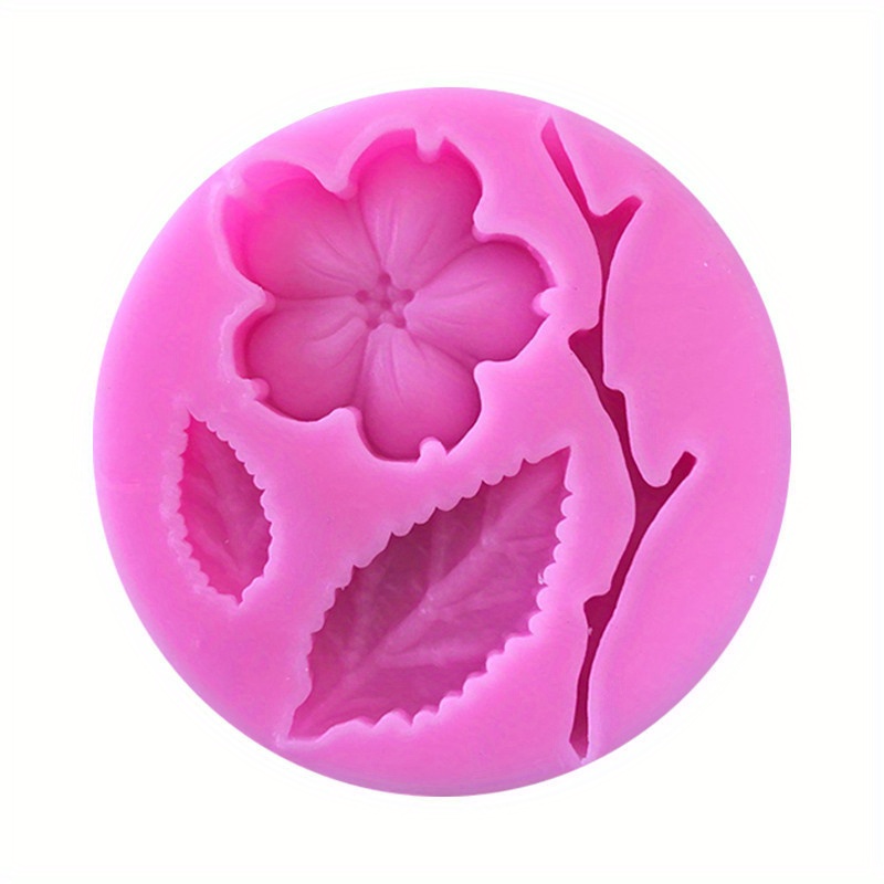 Cherry Chocolate Mold 3d Silicone Mold Sakura Flower - Temu