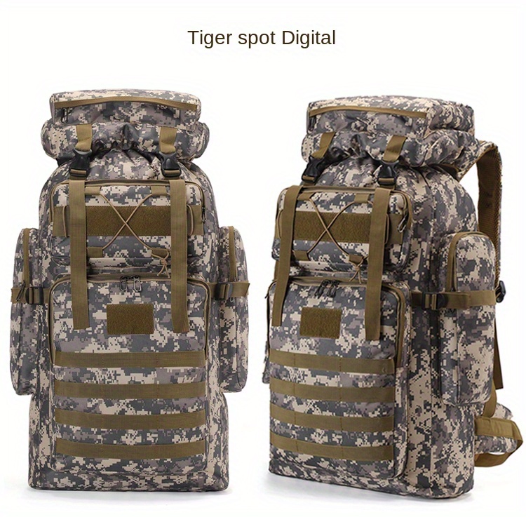 Large Capacity Assault Backpack Suitable Outdoor Camping - Temu