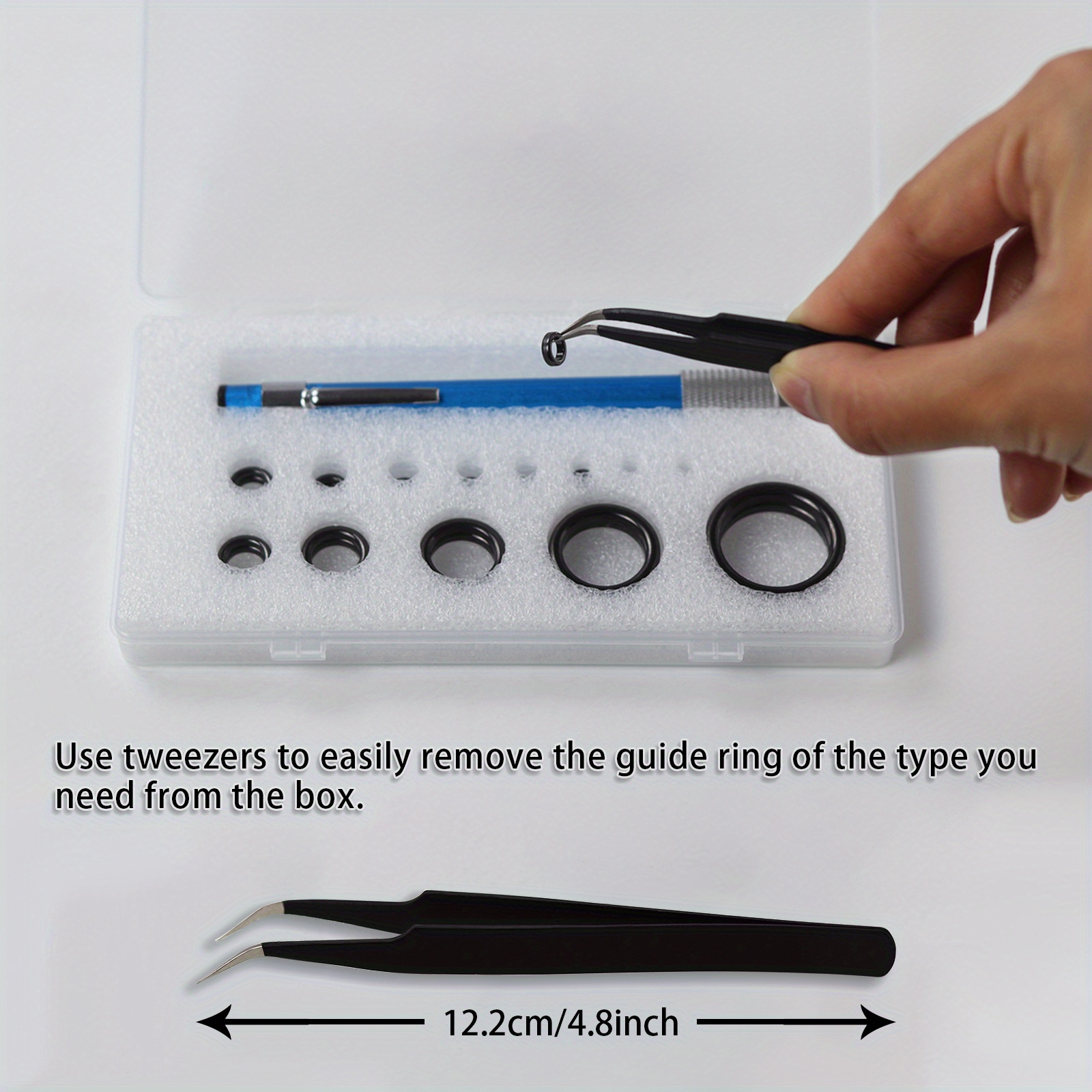 Fish Rod Repair Kit: Repair Your Fishing Pole Eyelet 13 Size - Temu